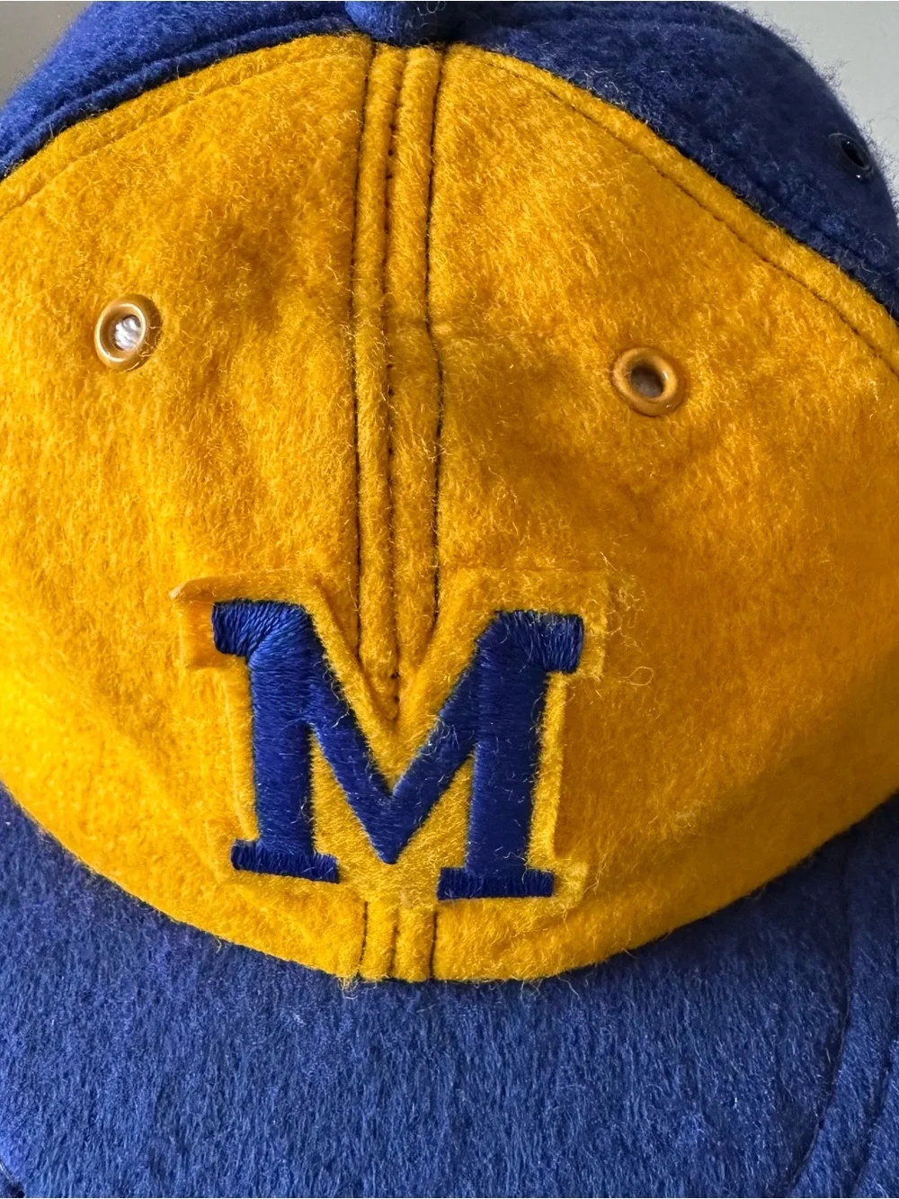 Vintage 1970s Wool Milwaukee Brewers Cap Hat Kids M *READ*